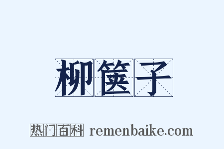 柳箧子是什么意思的图片